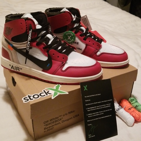 Off White Jordan 1 (Chicago Colorway) - Picture 1 of 8